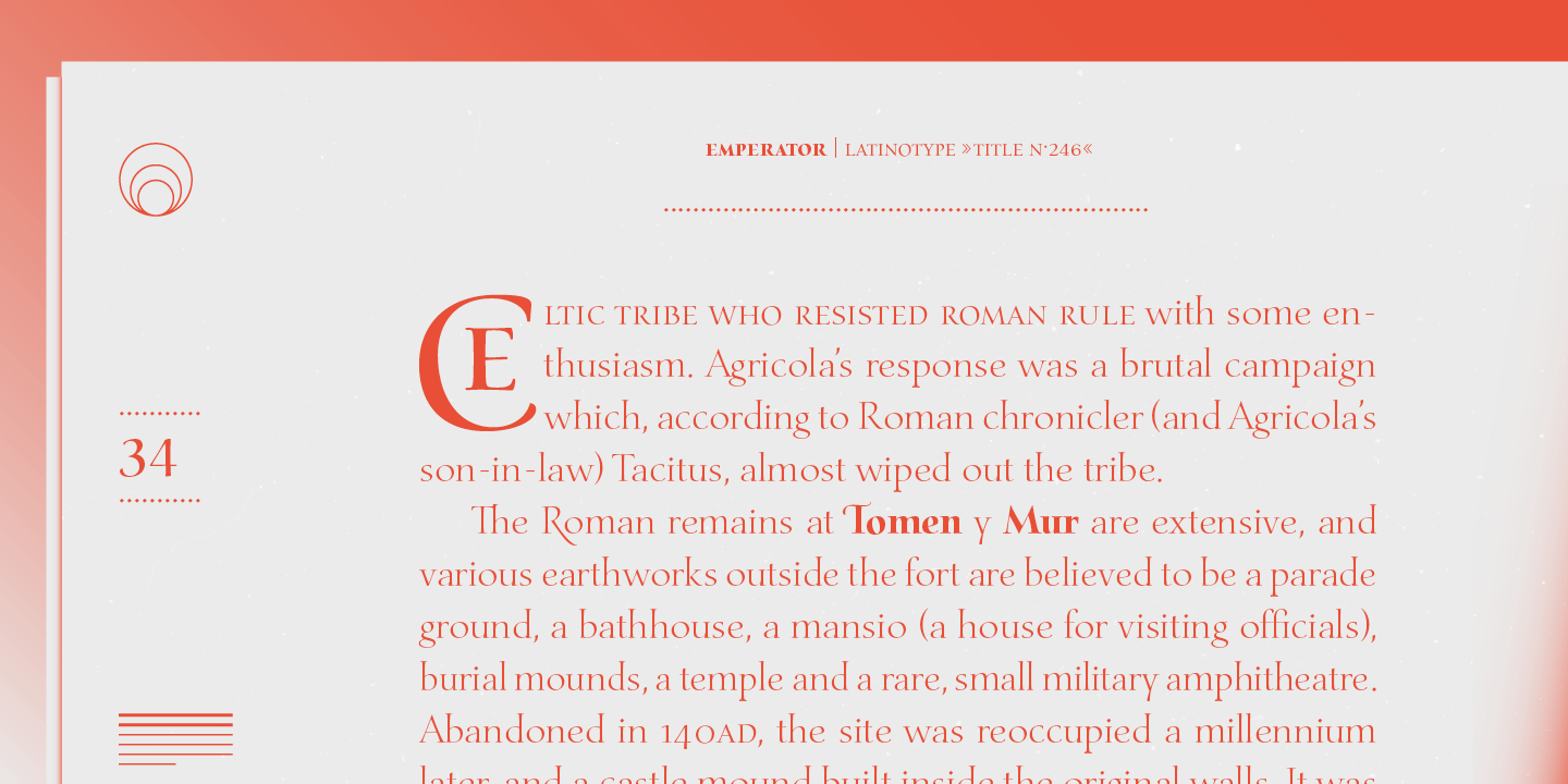 Emperator Classic Pro Bold Font preview